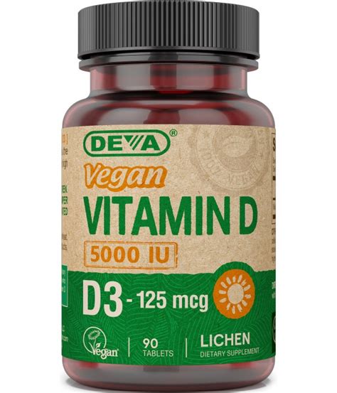 Vegan Vitamin D3 Cholecalciferol Vitamin D3 5000 Iu Lichen 125 Mcg