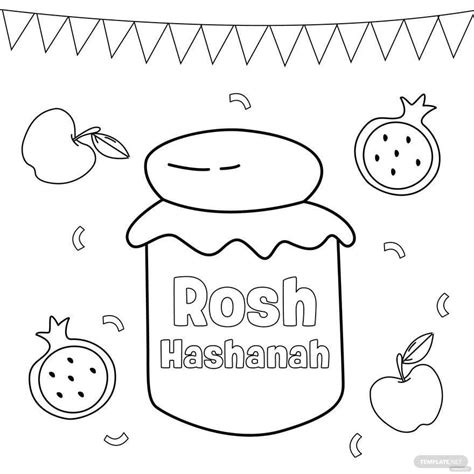 Rosh Hashanah Drawing Vector in PSD, Illustrator, SVG, JPG, EPS, PNG ...