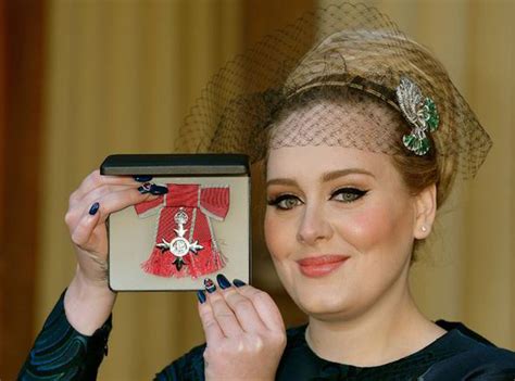 Singer and mother Adele is honoured with MBE by Prince Charles at Buckingham Palace | Celebrity ...