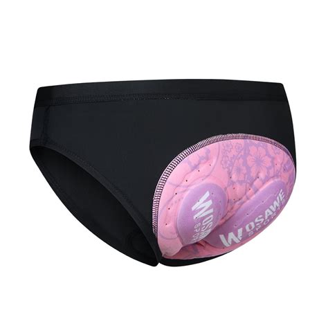 Wosawe Cycling Shorts Padded Bike Women Padded Mtb Briefs Pink Huiop