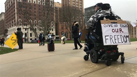 'Government is non-essential': Protesters hit COVID-19 restrictions