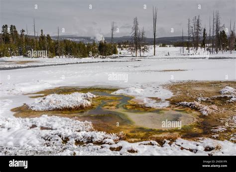 Hot Springs Yellowstone Stock Photo - Alamy