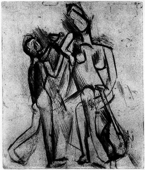 Two Naked Figures Pablo Picasso Wikiart Org Encyclopedia Of