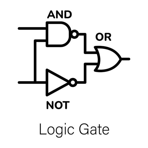 Trendy Logic Gate 42406907 Vector Art At Vecteezy