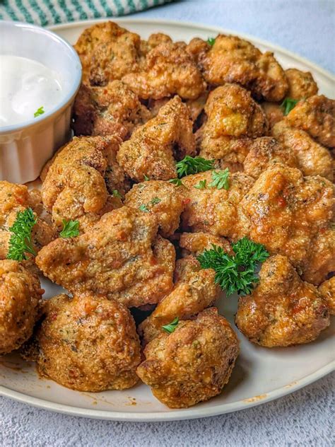 Easy Crispy Cauliflower Bites Recipe With Buffalo Sauce