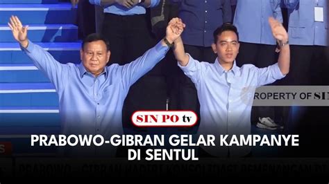 Prabowo Gibran Gelar Kampanye Di Sentul