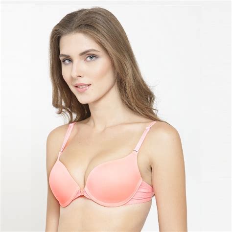 Prettycat Front Closure Pushup Bra Pink Buy Prettycat Front Closure