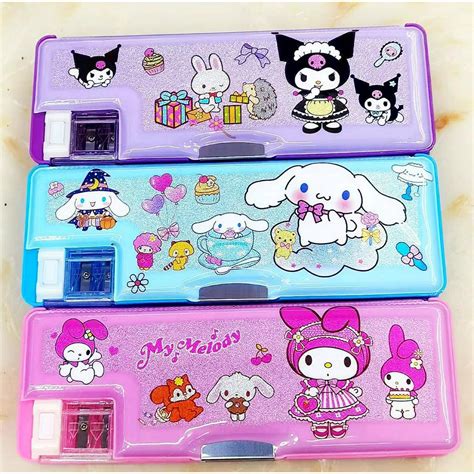 Sanrio Cinnamoroll Kuromi Magnetic Pencil Case Shopee Singapore