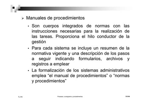 Procesos Flujogramas Y Procedimientos Ppt Descarga Gratuita