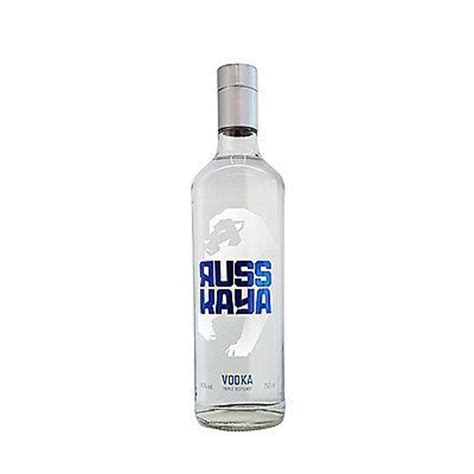 Vodka Russkaya Botella Ml Tottus Per