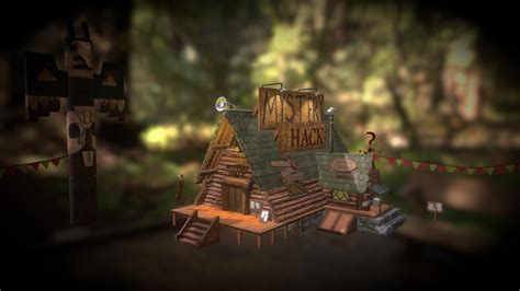 Gravity falls Mystery Shack - 3D model by michael_grodkowski [95d48ca ...