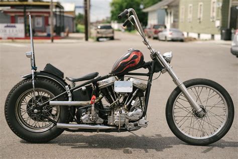 Awesome And Totally Cool Panhead Bike Art On Two Wheels