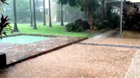 Hail Storm In Brisbane 2014 11 27 Youtube