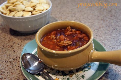 Homemade Chili Soup - Pray Cook Blog