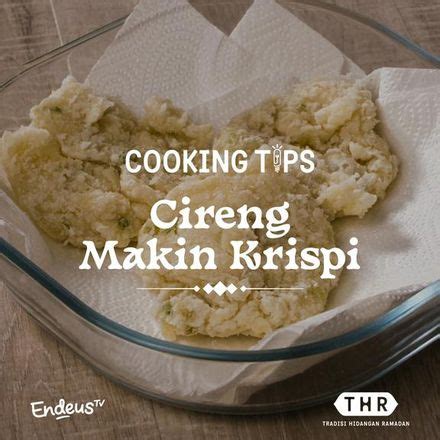 Resep Tips Cireng Makin Crispy Endeus TV