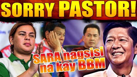 VP SARA NAG SORRY KAY QUIBOLOY NAGSISI NA SANA NAKINIG AKO KAY PAPA