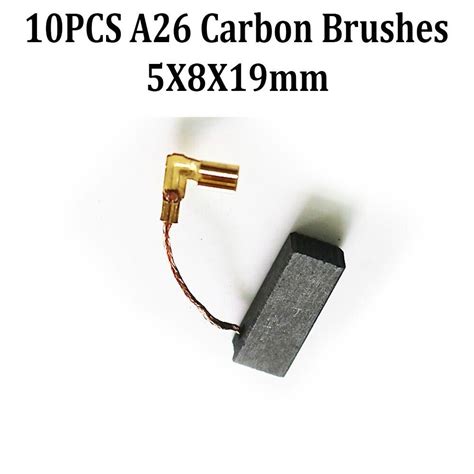 Motor Carbon Brushes Motor Carbon And Copper Alloy Durable Pratical 10 Pcs Ebay