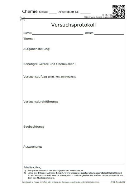 CHEMIE MASTER Arbeitsblätter