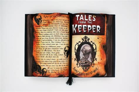 Crypt Keeper Spooky Halloween Book Decor - Etsy