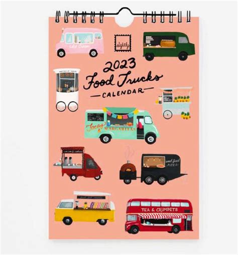 2023 Food Trucks Calendar By Slightly Stationery Barnes And Noble®