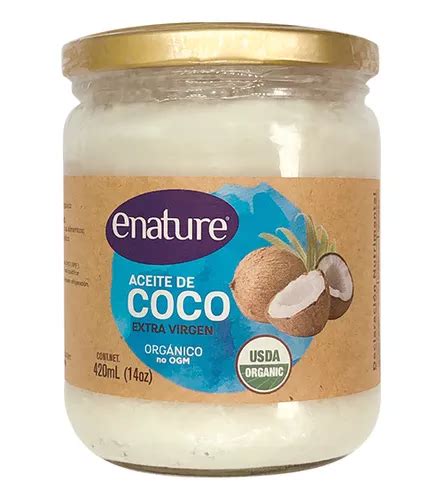 Enature Aceite De Coco Extra Virgen Orgánico