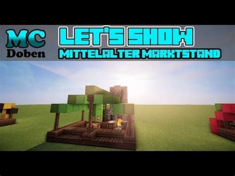 Minecraft Mittelalter Let S Show Mittelalterliche Stadt