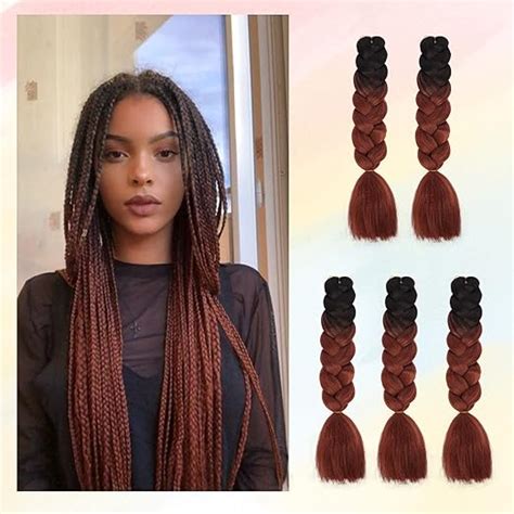 Braid Extensions Ombre Flechten Haare Barsdar Jumbo Geflechte