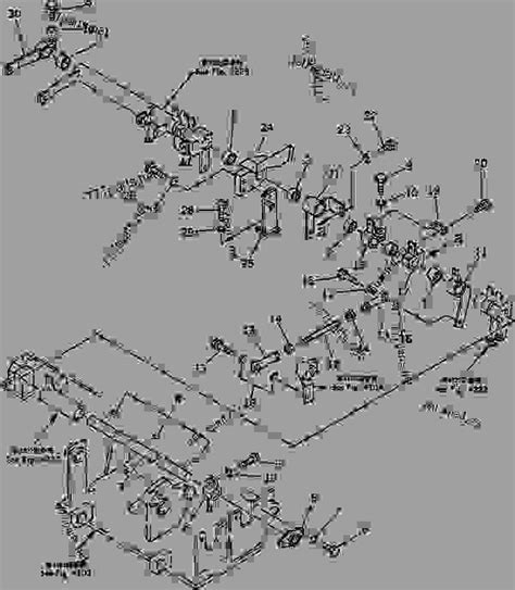 BUCKET CONTROL LINKAGE (6-WAY SHIFT PATTERN SPEC.)(#11899-) - Hydraulic ...