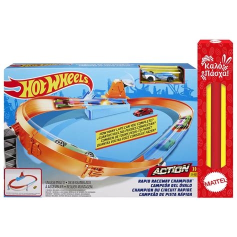 Mattel Hot Wheels Rapid Raceway Champion Play Set GBF GJM Toys Shop Gr