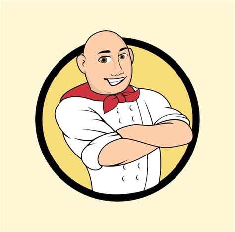 Premium Vector Chef Cartoon Character Design Illustration