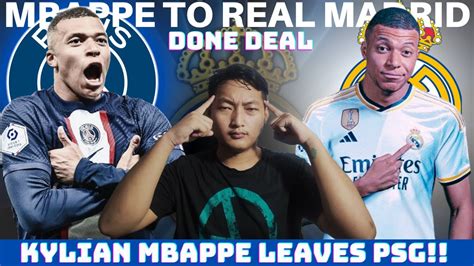 Kylian Mbappe To Real Madrid Kylian Mbappe Leaves Psg Gal Cticos