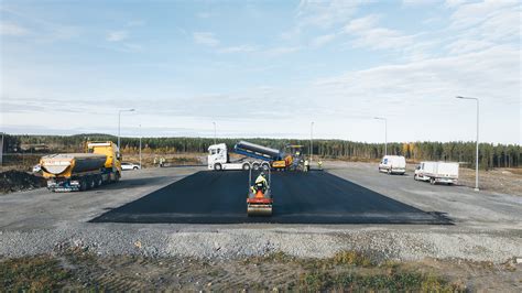 Skellefteå Droneport får asfalt med lägre klimatpåverkan Skellefteå