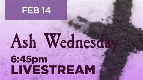 Ash Wednesday Service 2142024 Youtube