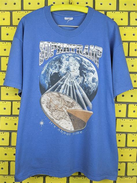 Vintage 1997 Supertramp Band T Shirt Its About Time Tour English