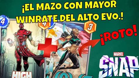 EL MEJOR MAZO DEL ALTO EVOLUCIONADOR MARVEL SNAP YouTube