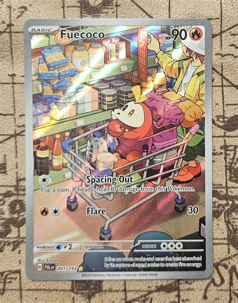 Fuecoco Paldea Evolved Illustration Rare Pok Mon Card Tcg