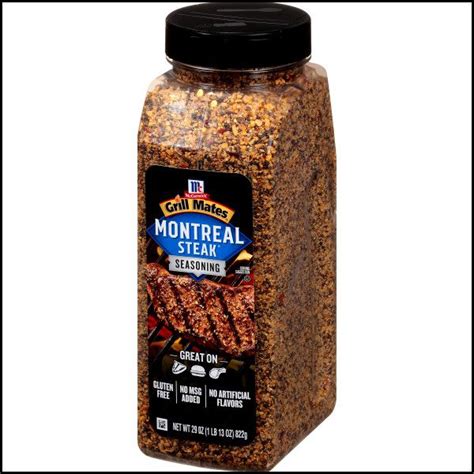 Mccormick® Grill Mates® Montreal Steak Seasoning 822 Grs Más Parrilla