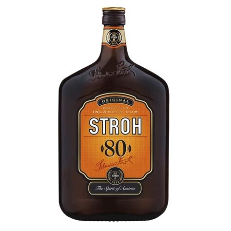 Stroh 80 50 cl Austria Inländer Rum AEvin DK Vin Spiritus