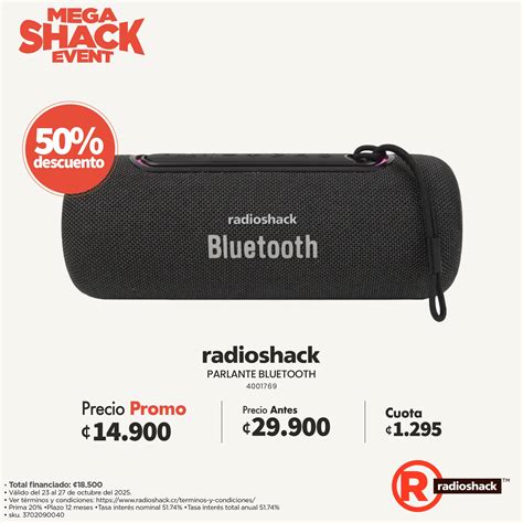 RadioShack Costa Rica - ¡Aprovechá un 20% de descuento en soportes para