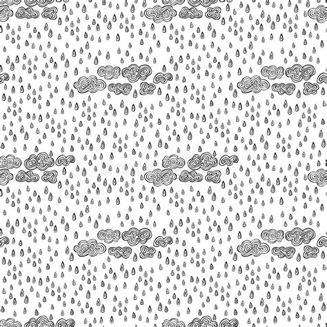 Seamless rain pattern stock vector. Illustration of drops - 75381720