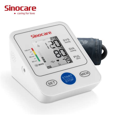 Tensiometer Blood Pressure Monitor Large Screen Electric Bpm Sinocare