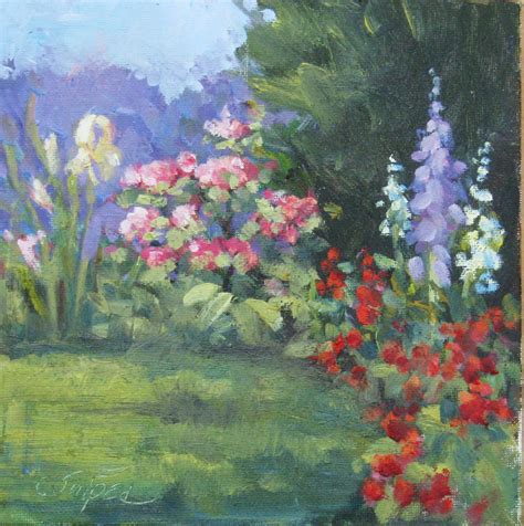 Connie Snipes: Garden Paintings, Revisited (sold)