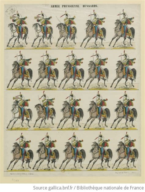 Armée Prussienne Hussards [estampe] Gallica