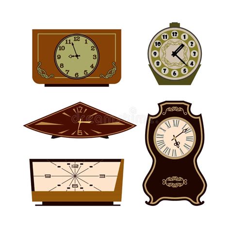 Vector Vintage Clocks Face Free Stock Photos Stockfreeimages