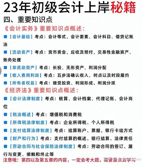 初级会计考试可以自学吗？附2023初级会计三色笔记和思维导图 知乎