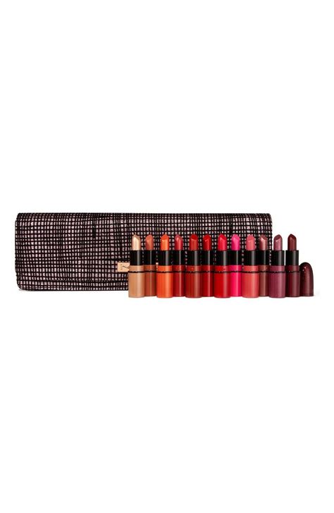 Authentic Mac Cosmetics Taste Of Stardom 13 Pc Lipstick Set Chili Ruby