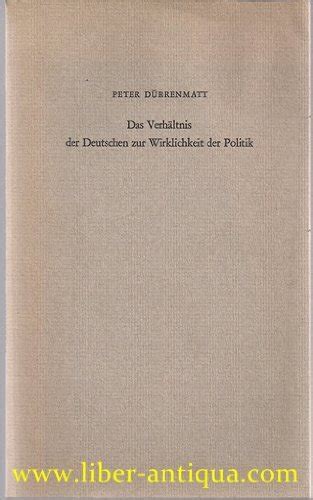 Amazon Das Verh Ltnis Der Deutschen Zur Wirklichkeit Der Politik