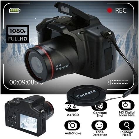 Профессиональная видеокамера Ручная цифровая камера HD 1080P с 16 ...