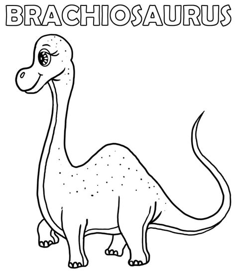 Lovely Brachiosaurus F Rbung Seite Kostenlose Druckbare Malvorlagen