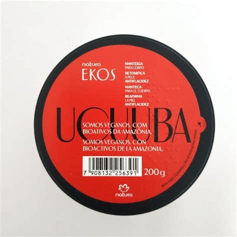 Manteca Hidratante Reparadora Corporal Ekos Ucuuba 200ml Natura Lucila